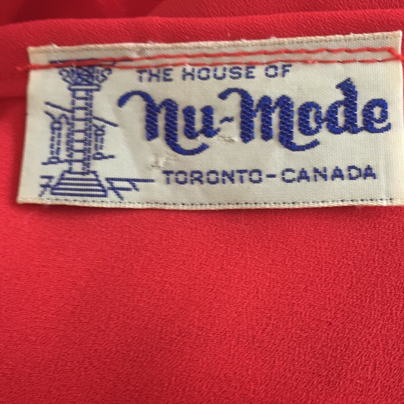 Coral the house of nu-mode ruffle dress with belt - Picture 7 of 7